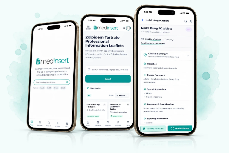 Medinsert Mobile App
