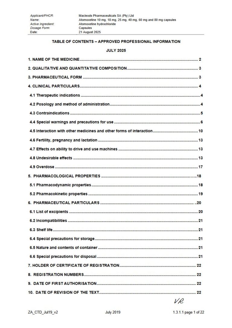 Atomaktin Capsule package insert preview