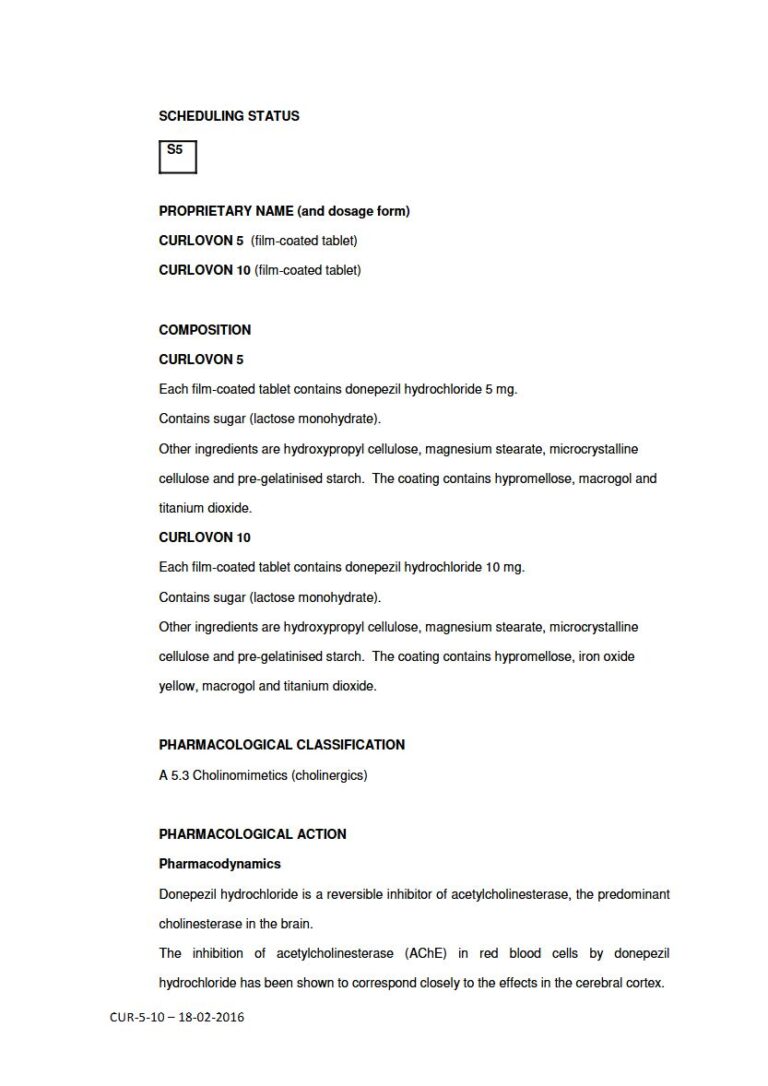 Curlovon 5 5 mg FC tablet package insert preview