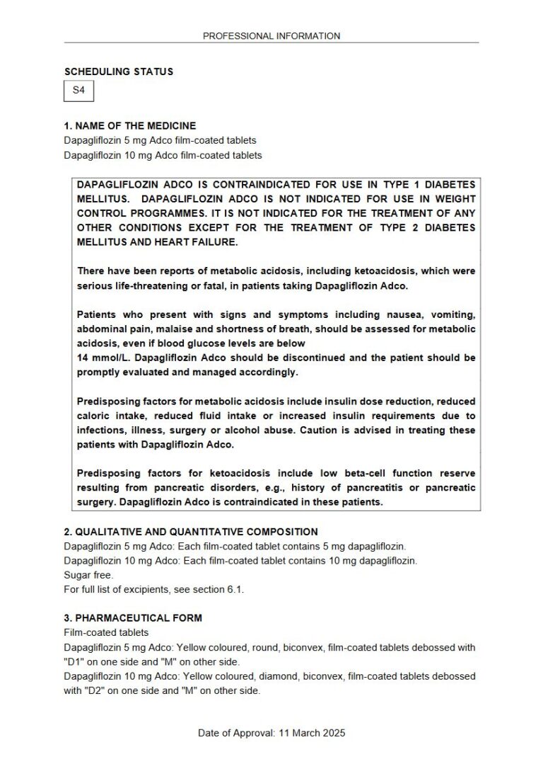 Dapagliflozin 10 Mg/5 mg Film-Coated Tablets package insert preview