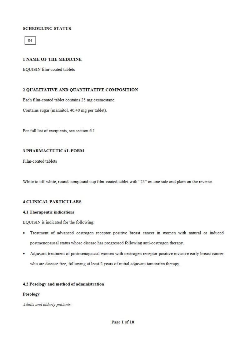 Equisin 25 mg FC tablets package insert preview