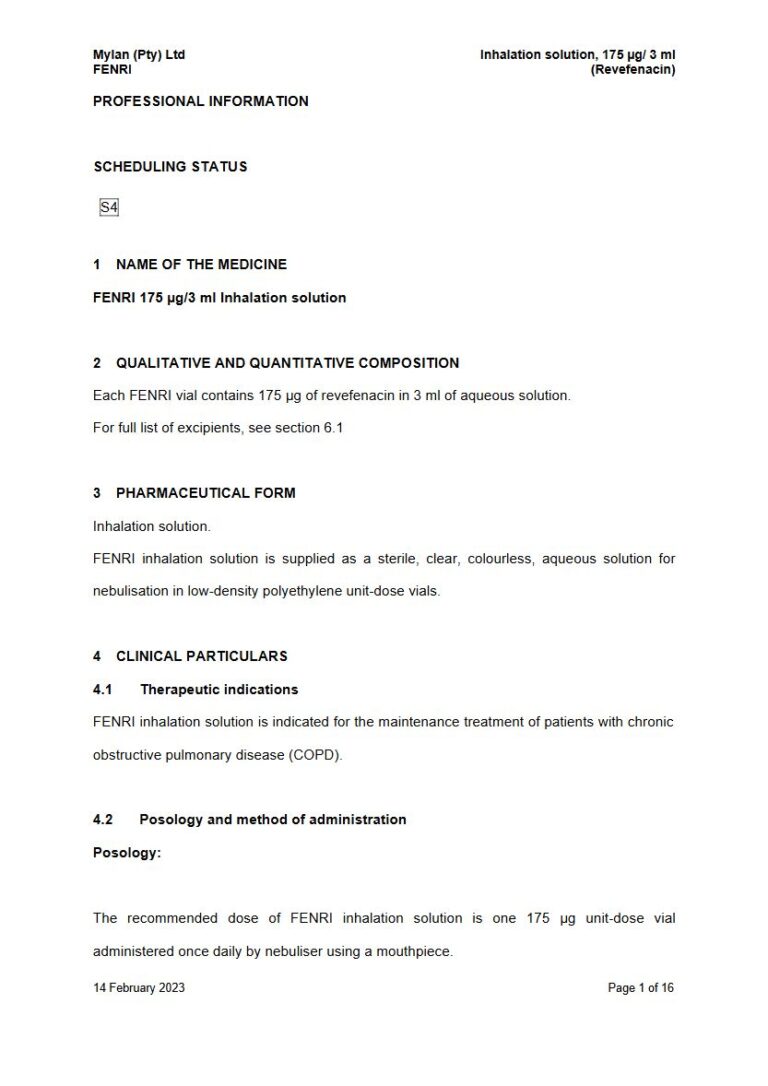 Fenri 175 μg Solution for inhalation package insert preview