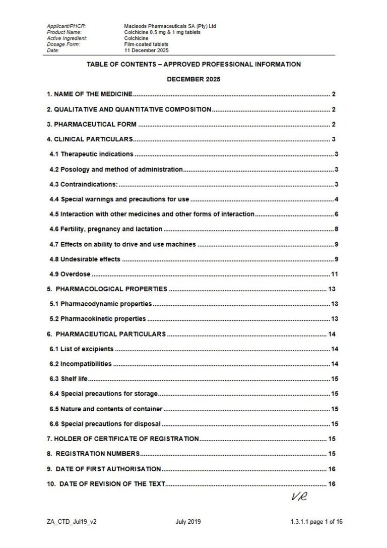 Goutrelefe 0,5 Mg/1 Mg Film-Coated Tablets package insert preview