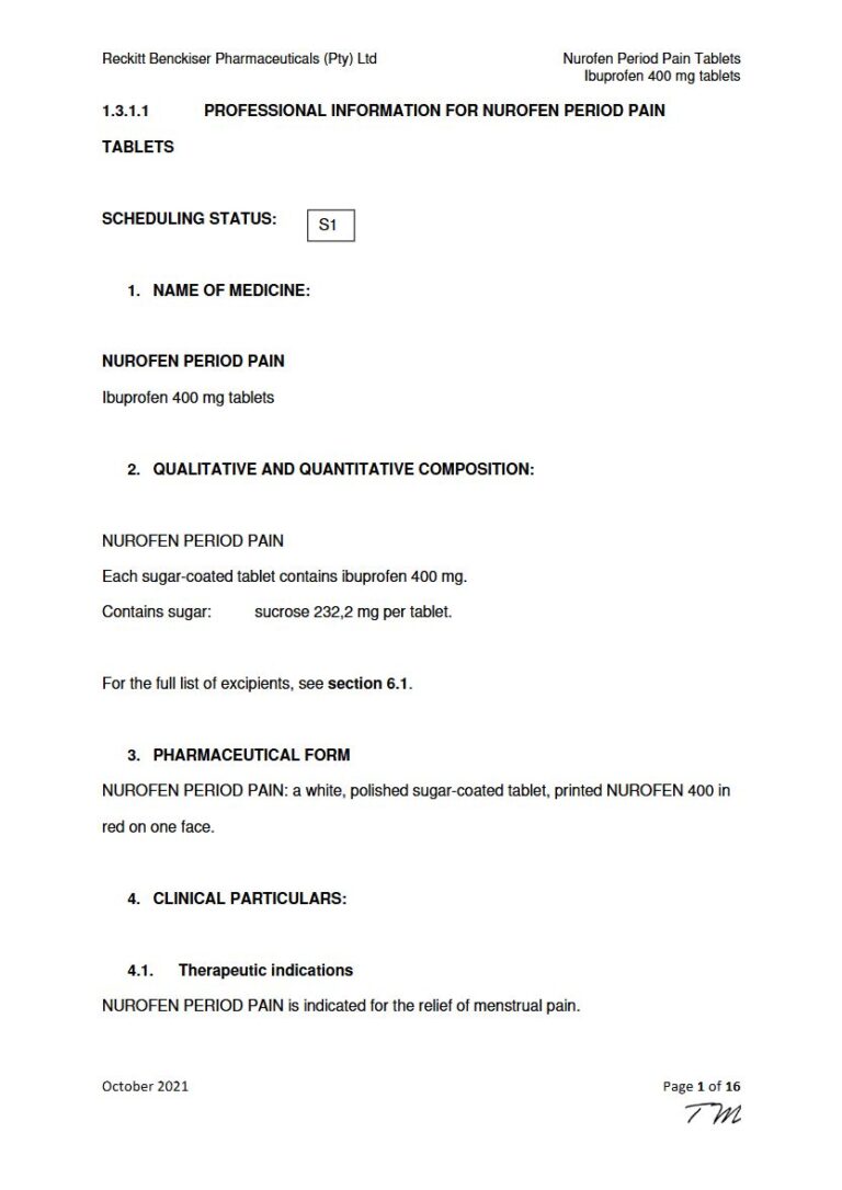 Ibuprofen 400 Mg Tablets package insert preview