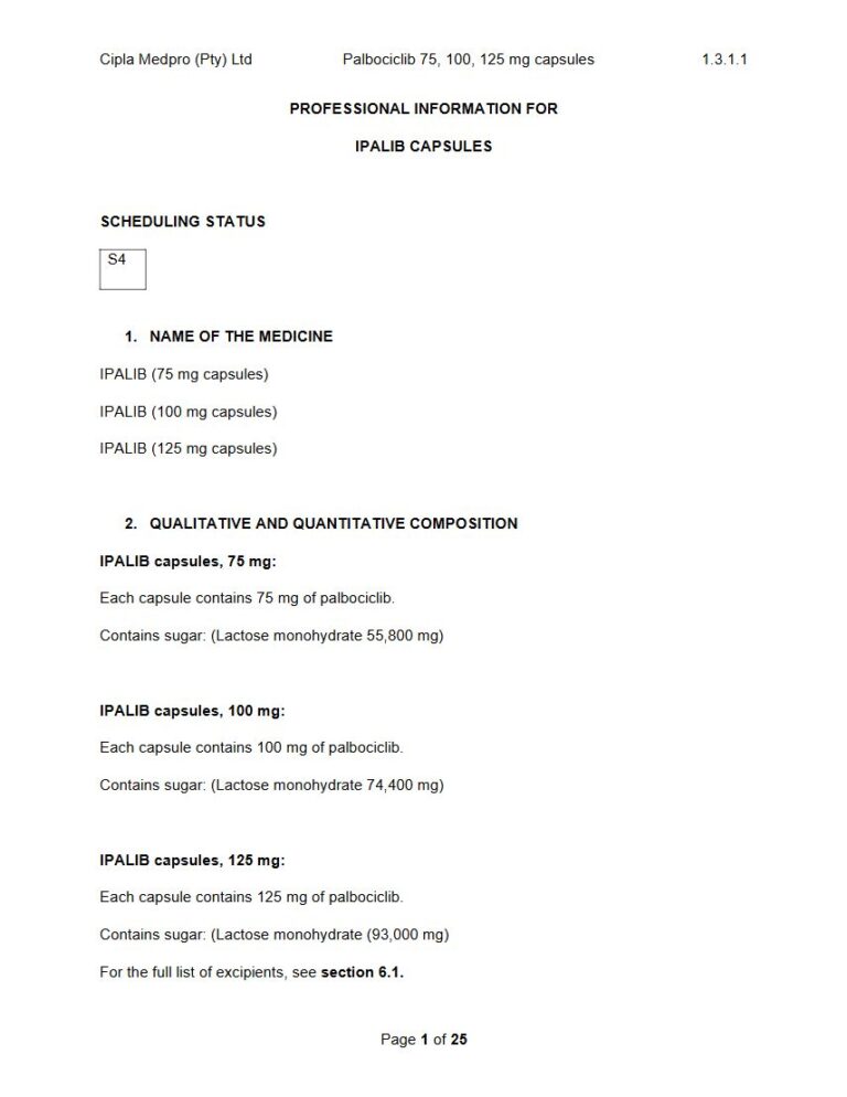 Ipalib 75 Mg/100 Mg/125 Mg Capsules package insert preview