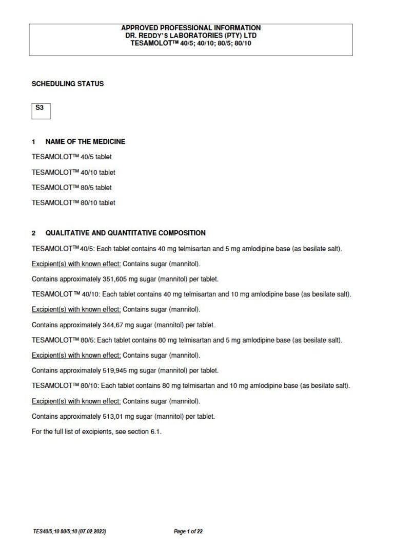 Kez 20 mg. Solution. package insert preview