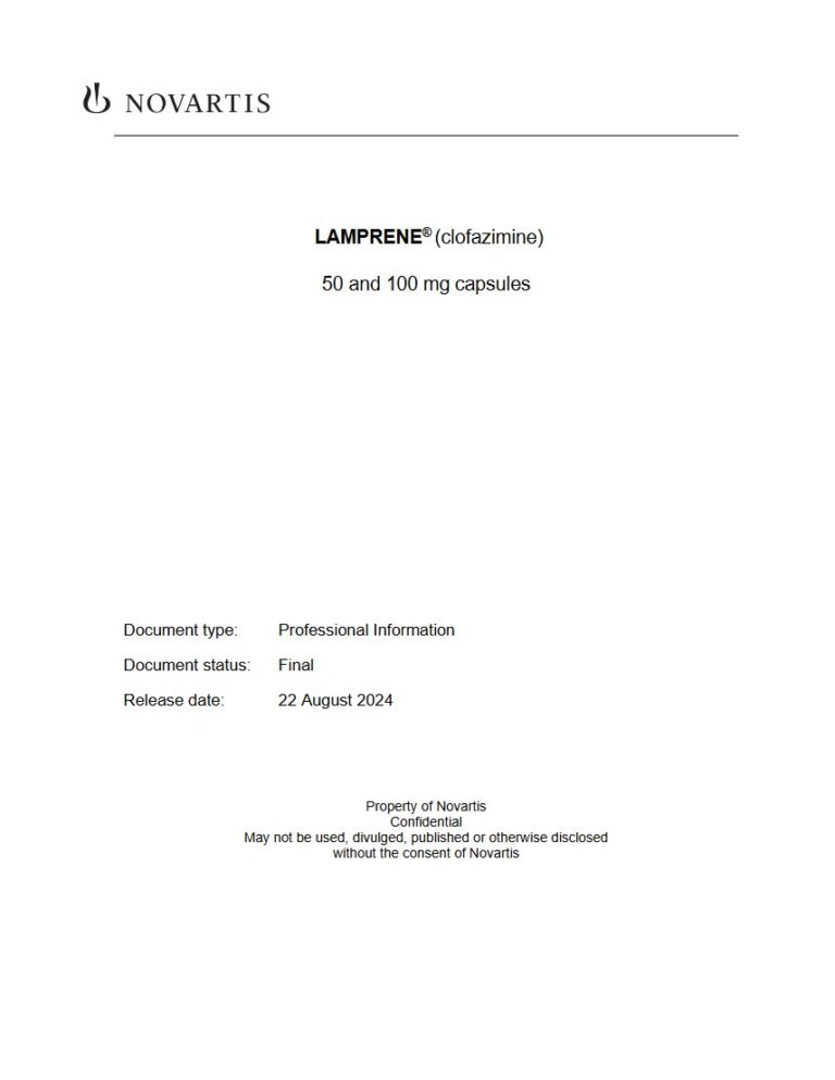 Lamprene 50mg. 100mg Gelatine Capsules package insert preview