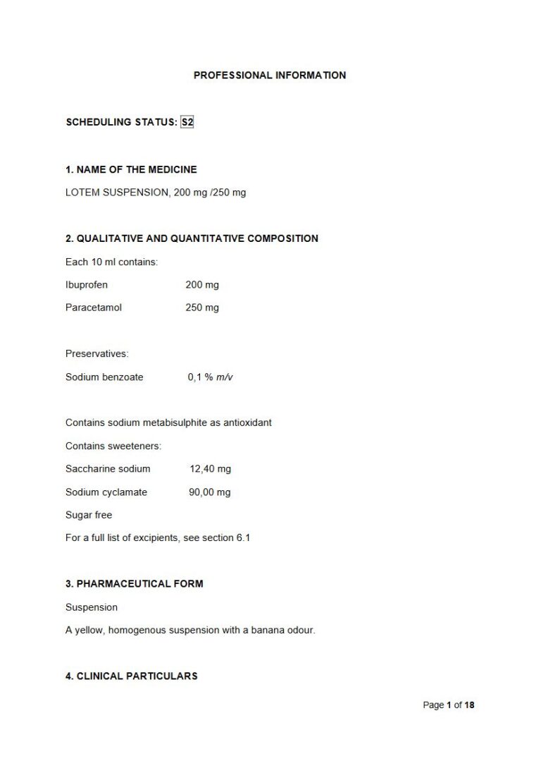 Lotem Suspension 200 mg /250 mg Suspension package insert preview