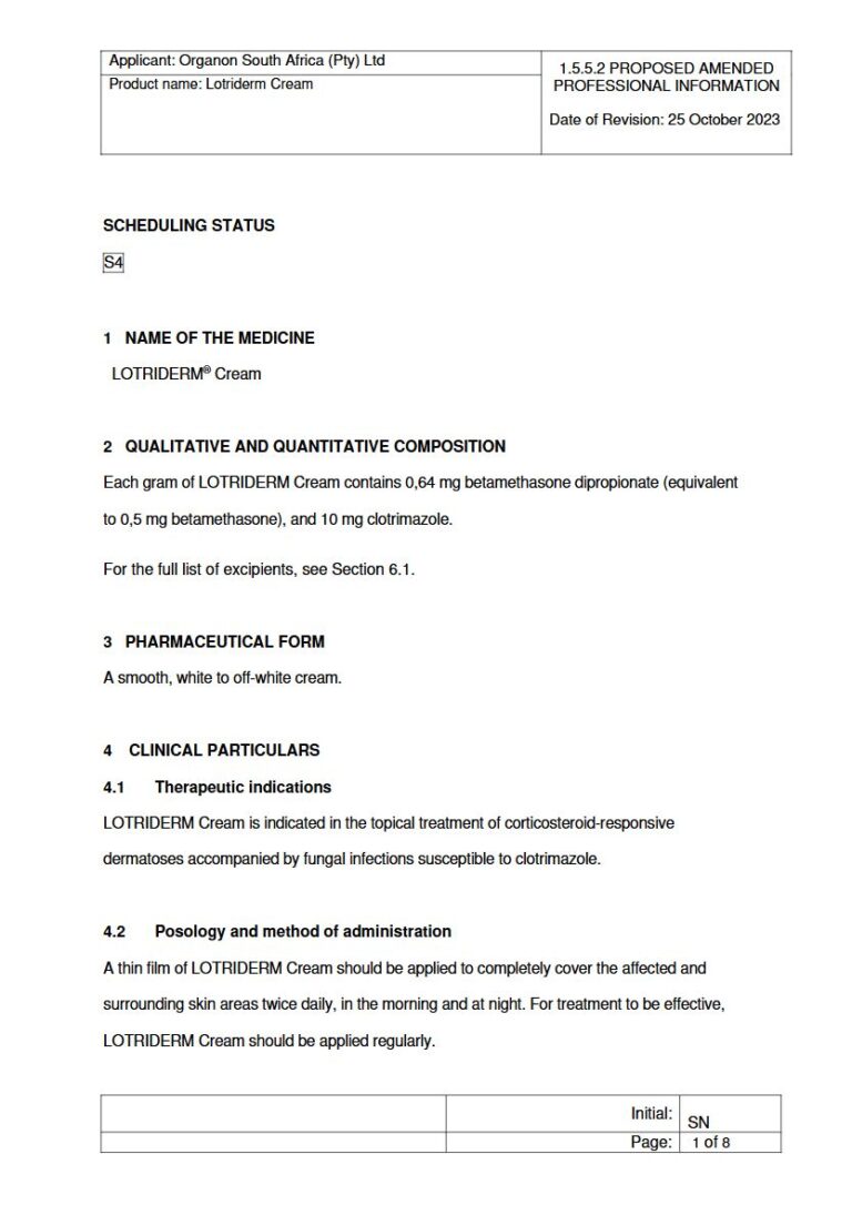 Lotriderm Cream 10 mg Cream package insert preview