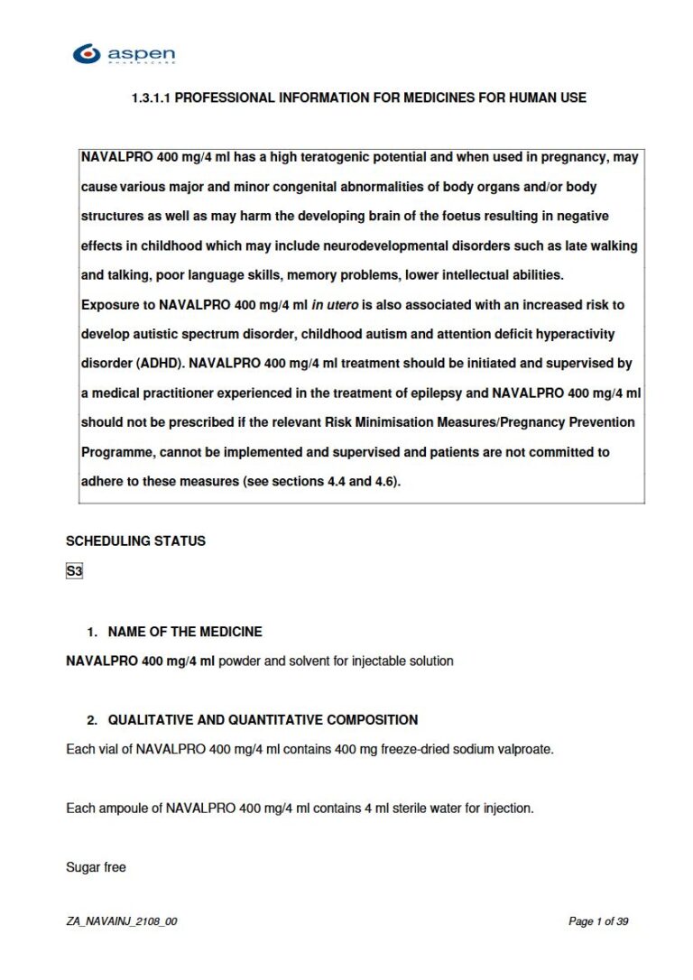Navalpro 400 Mg/4 Ml Solution package insert preview