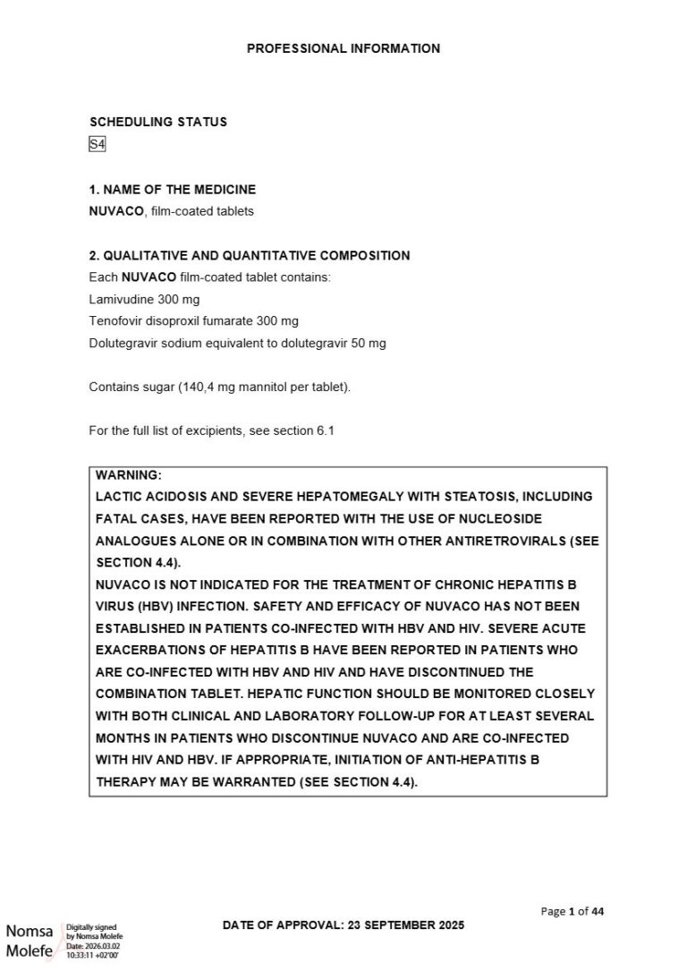 Nuvaco 300 mg, 50 mg FC tablets package insert preview