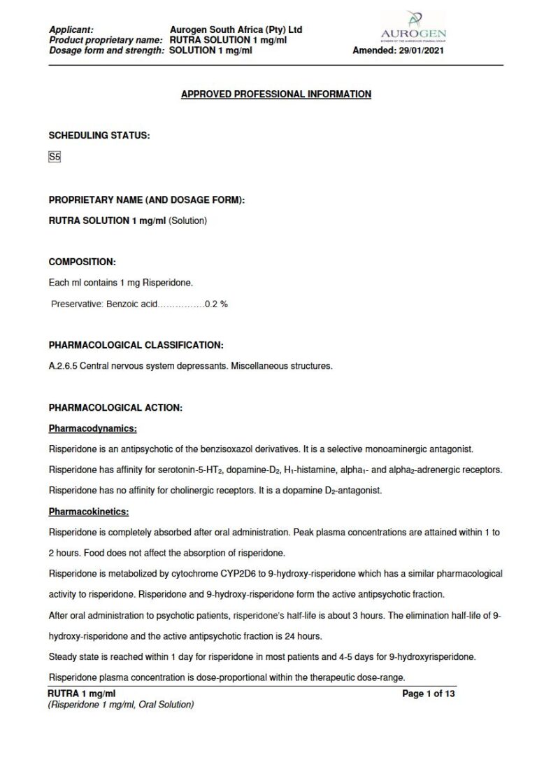Rutra 1 Mg Solution package insert preview