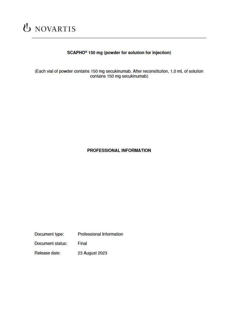 Scapho 150 Mg Solution package insert preview