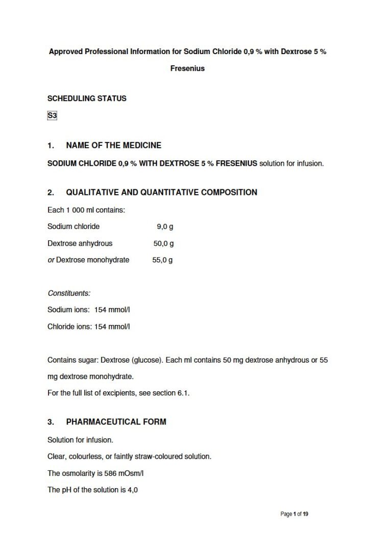 Sodium Chloride 0,9 %/5 %/50 mg Solution package insert preview