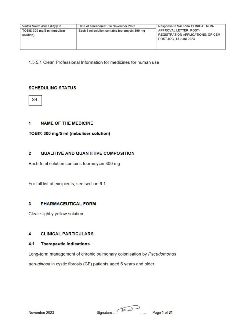 Tobi 300 Mg/5 Ml Solution package insert preview