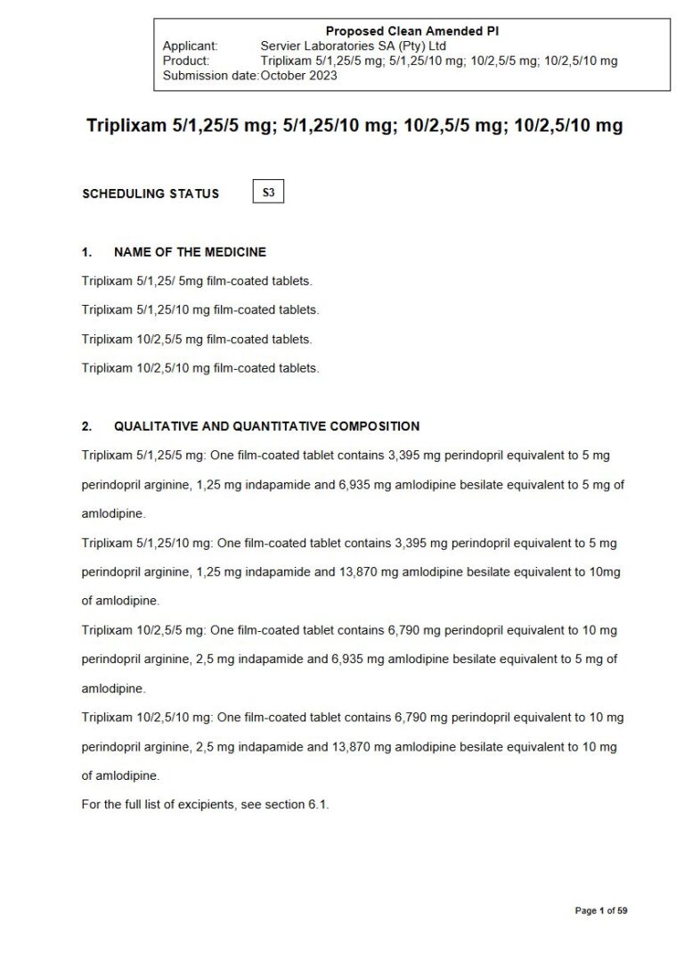 Triplixam 5 mg/10 mg Film-Coated Tablets package insert preview