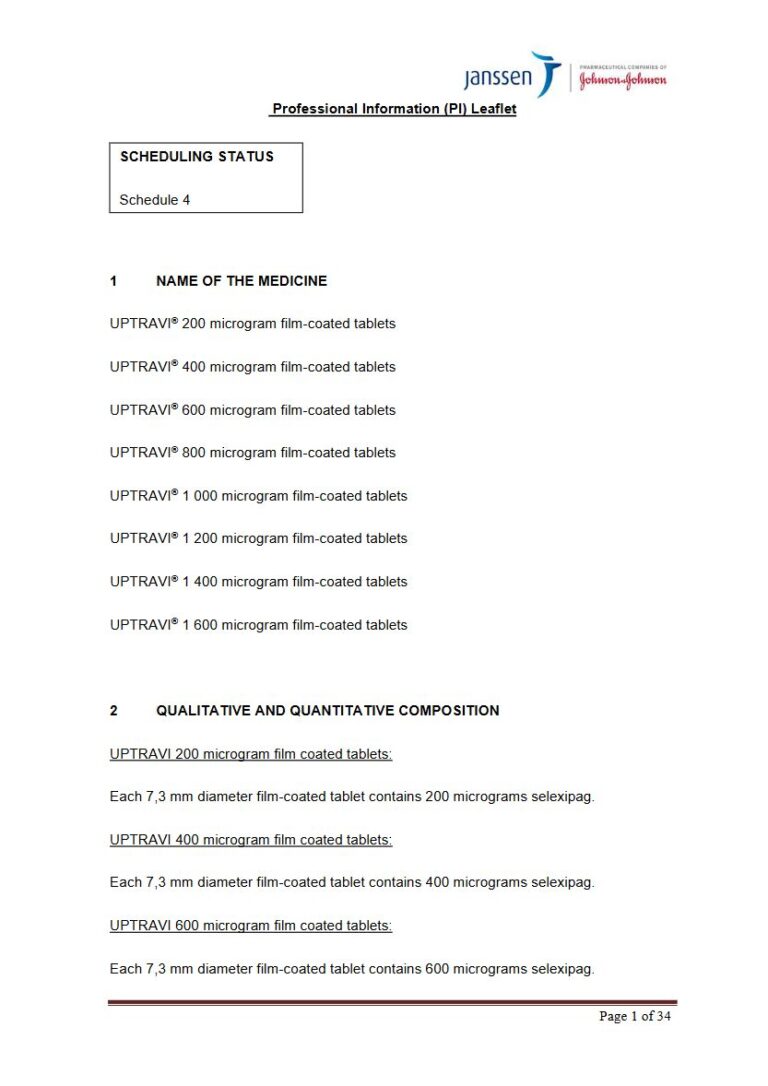 Uptravi Range 200 mg/400 mg/600 mg/800 mg/1000 mg/1200 mg/1400 package insert preview