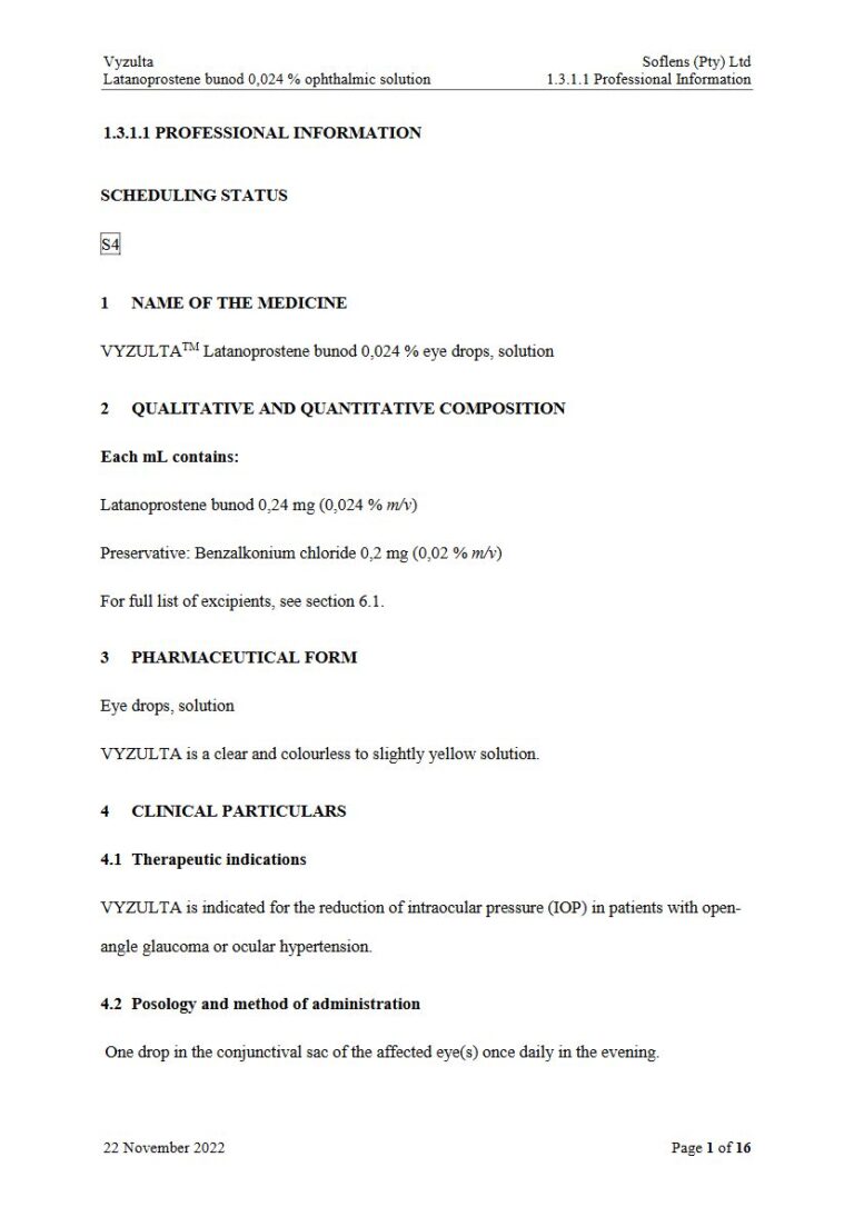 Vyzulta 2,4 mg Eye Drops package insert preview