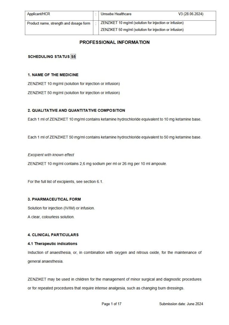 Zenziket 10mg/ml & 50mg/ml Solution for injection or infusion package insert preview