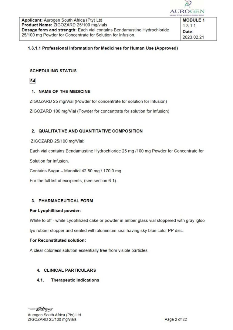 Zigozard 25 mg/100 mg Solution package insert preview